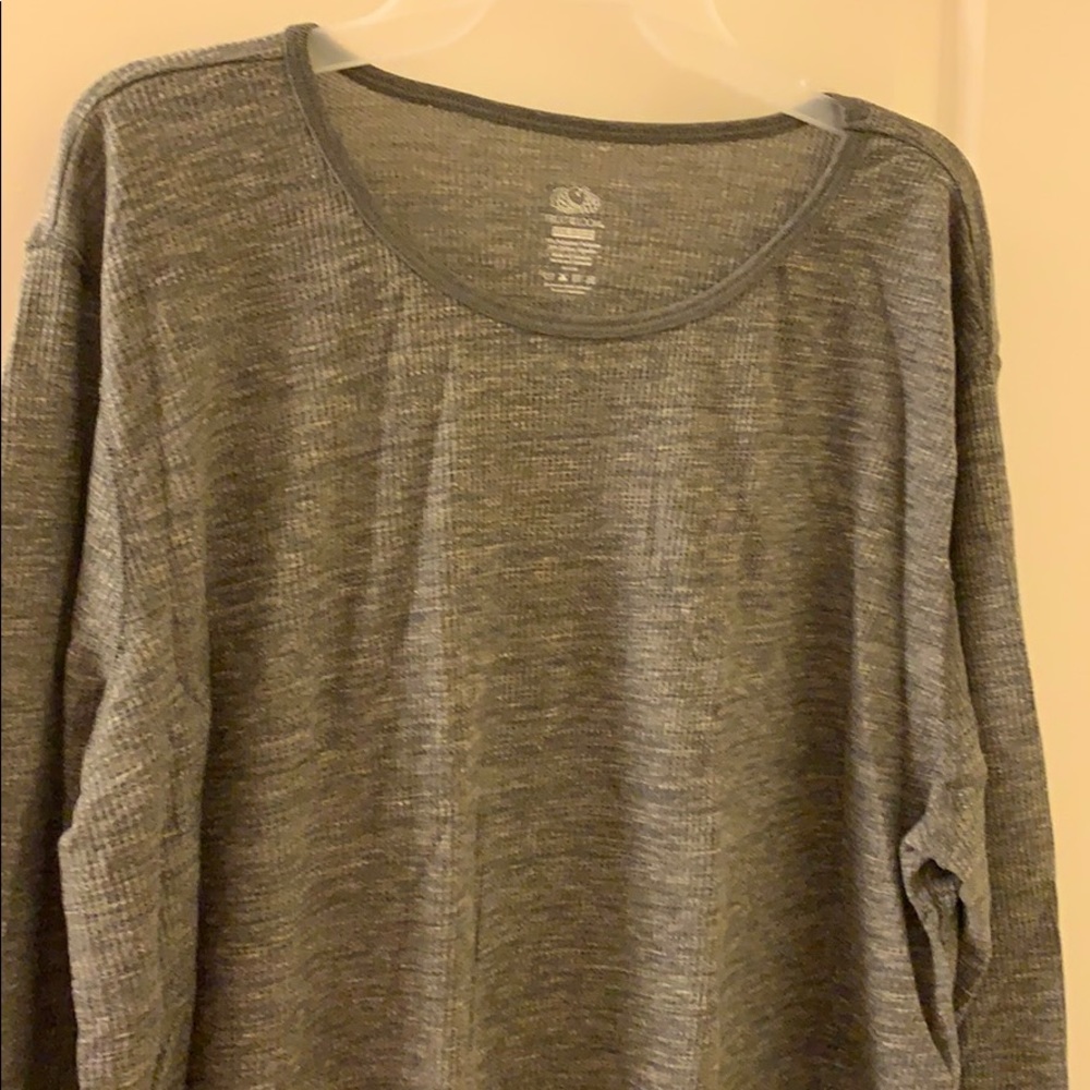 Waffle crew shirt